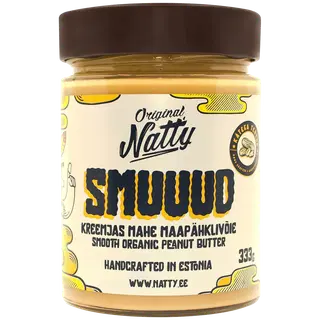 Natty smuuud - kreemjas mahe maapähklivõie 333g