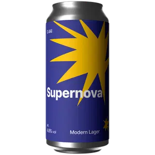 Vaat Supernova Cold Fermented Lager õlu 4,8%vol 440 ml
