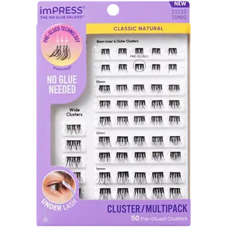 Kunstripsmed Kiss ImPress Classic Natural 50tk