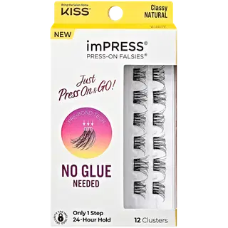 Kiss Impress Press On kunstripsmed Classy Natural 01