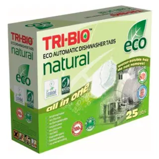 Nõudepesumasina tabletid TRI-BIO 25tk