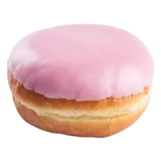 Vaarikatäidisega pontšik glasuuriga