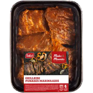 Grillribi punases marinaadis M&M,kg