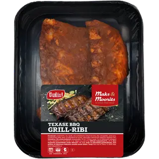 Maks & Moorits Texase BBQ grill-ribi ~ 1kg