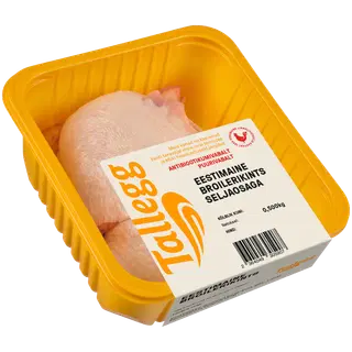 Tallegg Eestimaine Broilerikints seljaosaga, jahutatud 1Kg