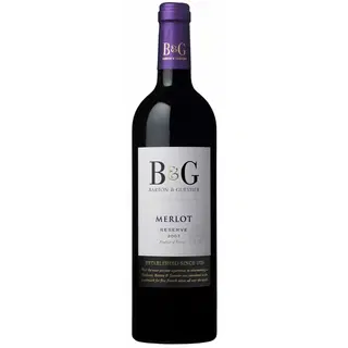 Barton&Guestier Merlot Reserve KGT vein 13,5%vol 750ml