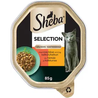 Sheba täissööt kassidele härjaliha kastmes 85 g