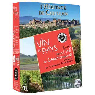 L´Heritage De Carillan Rose Merlot Cabernet Sauvignon KGT vein 3l