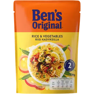 Ben’s Original valmisriis köögiviljadega 220 g
