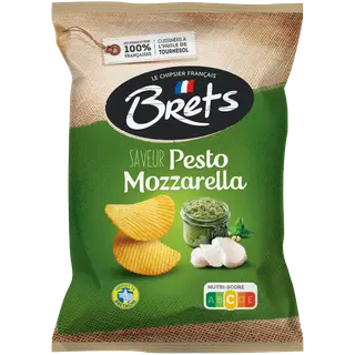 Kartulikrõpsud pesto/mozzarel.Brets 125g