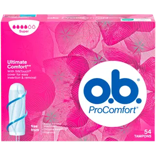 Tampoonid O.B. ProComfort Super 54tk