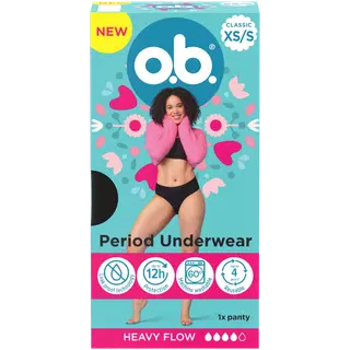 Menstruatsioonipesu  XS/S, O.B., 1 tk