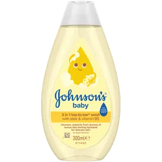 Johnson's Baby ToptoToe kolm ühes dušigeel beebidele 300 ml