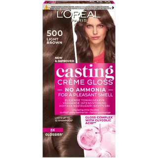 Poolpüsivärv Loreal Casting Cream Gloss 500 Light Brown
