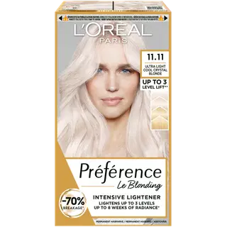 Juuksevärv Loreal Preference 11.11 Ultra Light Cool Crystal Blonde