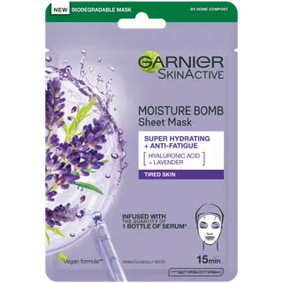 Garnier Skin Active Moisture Bomb Super Niisutav + Väsimusevastane mask 28g
