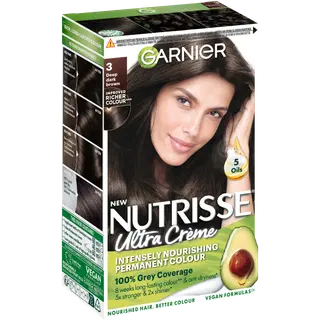 Juuksevärv Garnier Nutrisse 3 Darkest Brown