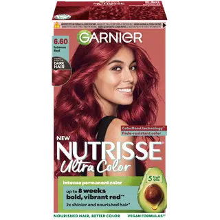 Juuksevärv Garnier Nutrisse Ultra Color 6.60 Fiery Red