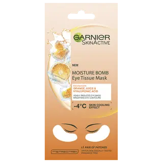 Mask Garnier silmaalustele Moisture Bomb Orange Juice