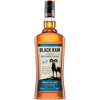 Black Ram 3YO Bourbon Finish American Oak whisky 40%vol 700 ml