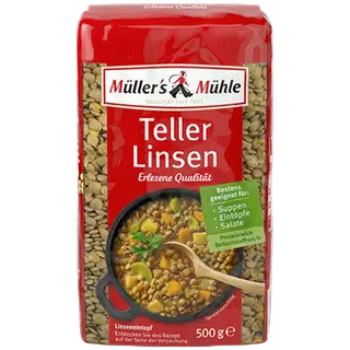 Müller`s mühle läätsed 500 g
