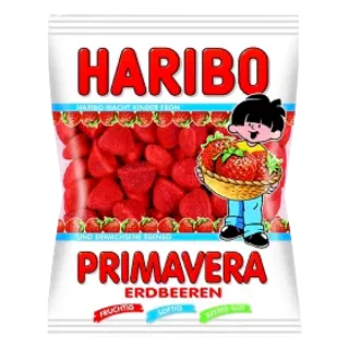 HARIBO Maasikad, suhkrukattega vahukommid 100g