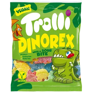 Trolli Dino Rex kummikommid 100g VEGAN