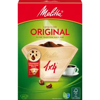 Melitta Kohvifilter 1x4/80, pruun