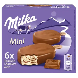 Nestle Jäätis Milka Mini pulk 6x50 ml/222 g