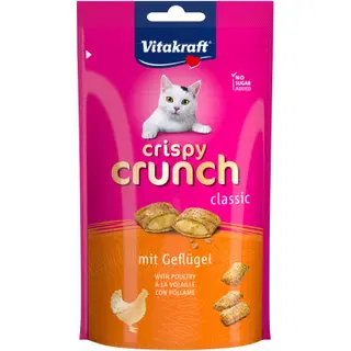 Vitakraft Crispy Crunch linnulihaga kassidele 60g