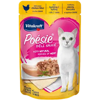 Poésie täissööt kassidele kanalihaga kastmes 85g