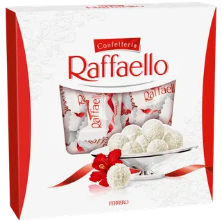 Raffaello kookoshelvestega kaetud mandlisüdamega maiustus 260 g