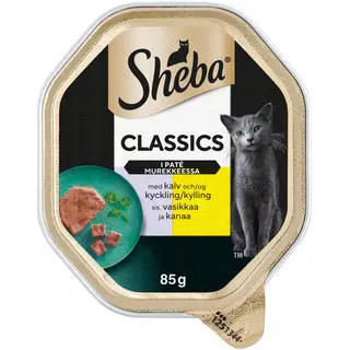 Sheba täissööt kassidele vasikalihaga 85 g