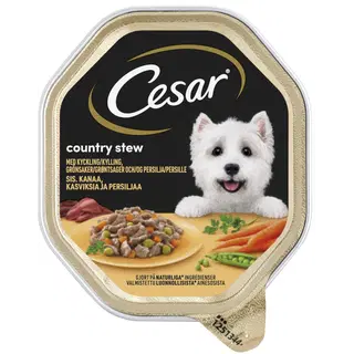 Cesar Country koeratoit linnuliha ja köögiviljadega 150 g