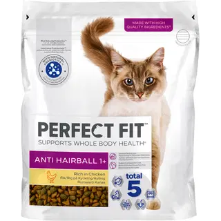 Perfect Fit kuivtoit kassidele karvapallide vastu, kanaga 750 g
