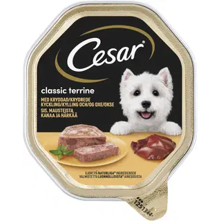 Cesar koeratoit kana- ja härjalihaga 150 g