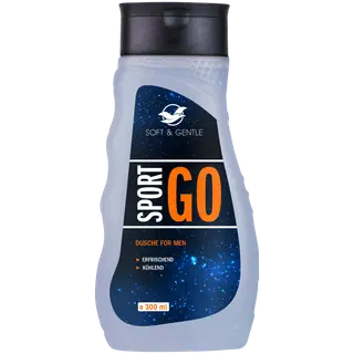 Dušigeel meestele Sportgo Soft ja Gentle 300ml