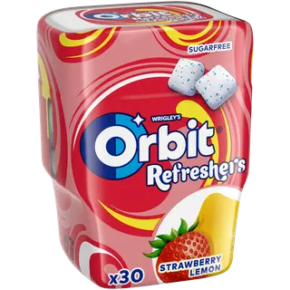 Orbit Refreshers maasika-sidruni pudel 67g