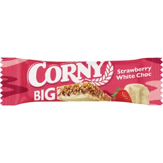 Corny BIG maasika ja valge šokolaadiga suupistebatoon 40 g