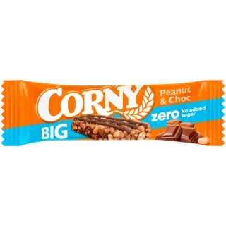 Corny BIG zero müslibatoon maapähklite ja piimašokolaadiga, magusainetega 40g