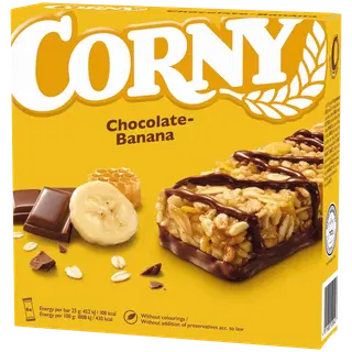 Müslibatoon banaan.-p.šok. CORNY 6x25g