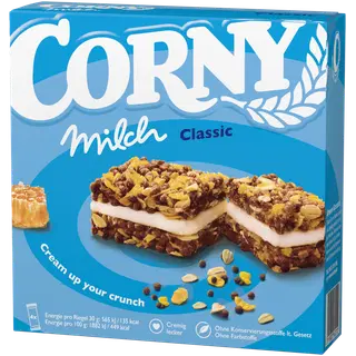 Corny milk 4-pakk piimatäidisega 120g
