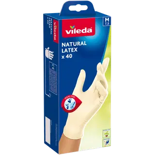 Vileda kummikindad Latex M/L 40tk