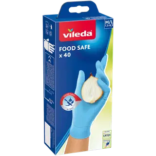 Nitriilkindad VILEDA Food Safe 40tk S/M