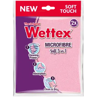 Wettex mikrokiudlappSoft 3in1 2tk