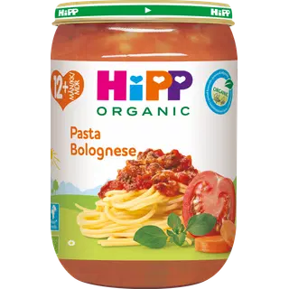 Hipp Pasta Bolognese mahe, 220g, alates 12-elukuust