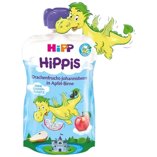Õuna-pirnipüree draakonviljaga, HIPP, 100 g
