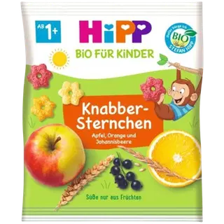 HiPP Krõbedad teraviljatähekesed õuna, apelsini ja mustasõstraga ÖKO al. 1a