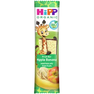 HiPP Puuviljabatoon õuna ja banaaniga 1+, 23 g, mahe