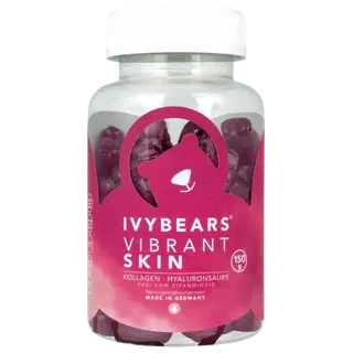 IvyBears Vibrant Skin kollageeni ja hüaluroonhappega kummikarud 60tk